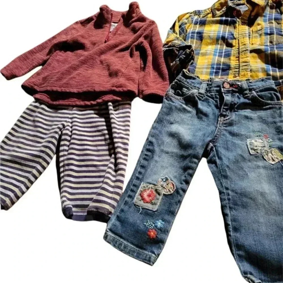 Toddler Outfits 4 Pieces Gymboree, Carters , Old Navy  Place 1989 Very Cute - Picture 1 of 11